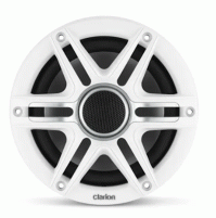 Clarion - CMSP Marine Speakers 6.5" with White and Gray Sport Grille (CMSP-651-SWG) - 010-03047-00 - Garmin